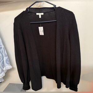 NWT Maurices Black open front sweater size Medium
M